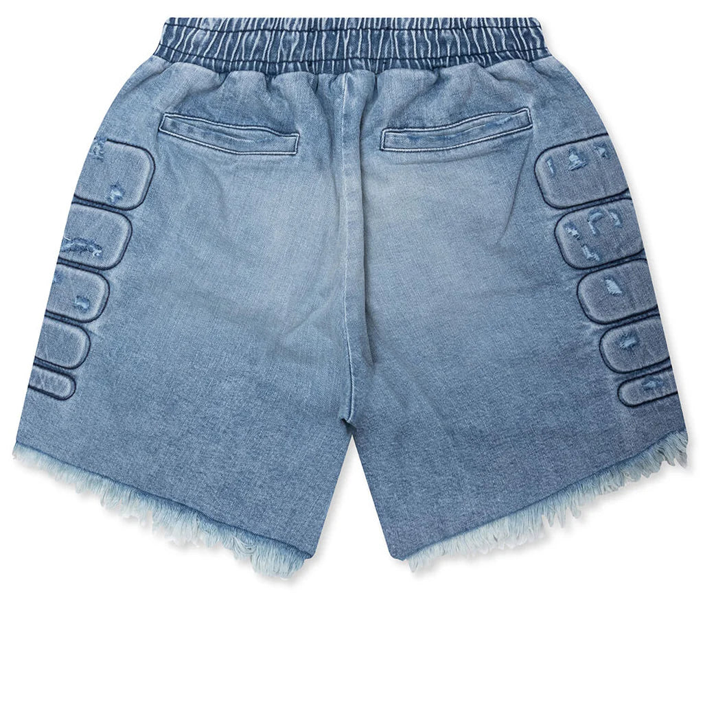 Denim Moto Short Blue Denim