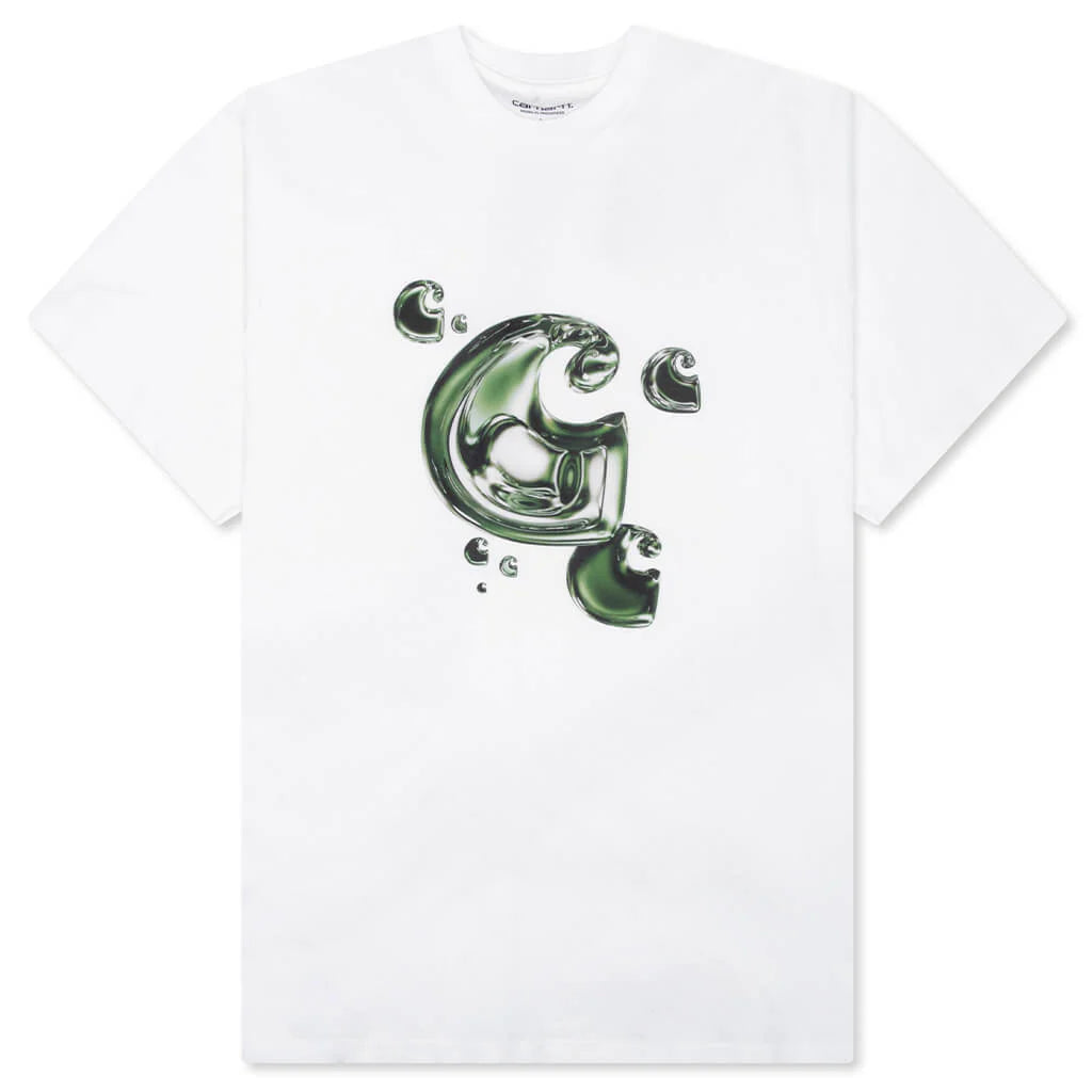 S S Solar Chrome C Logo T Shirt White