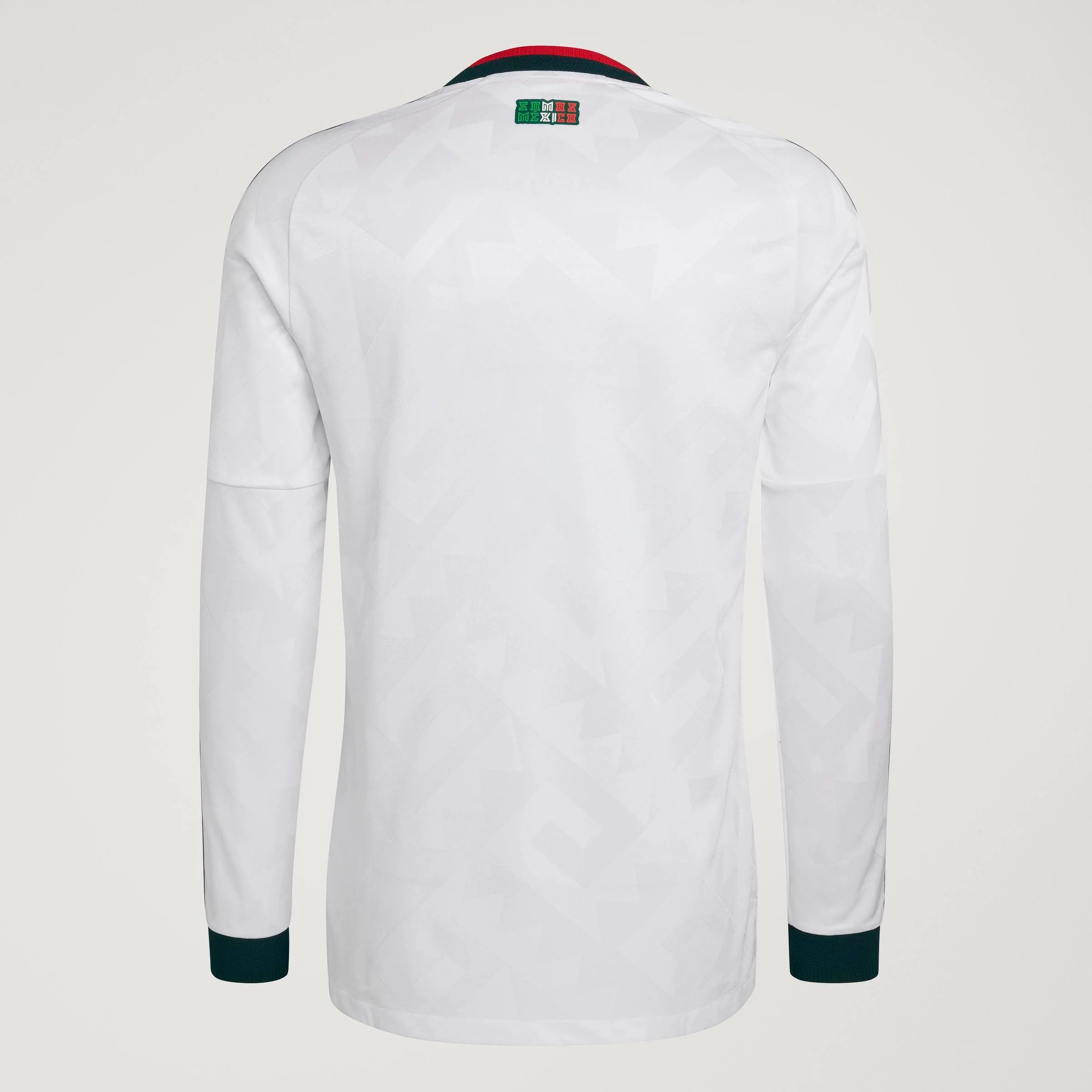 adidas Mexico Away Authentic Long Sleeve Mens Soccer Jersey 2026 White