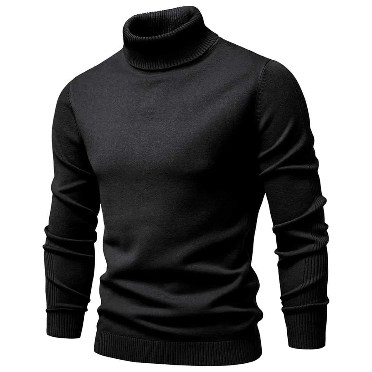 Mens Turtleneck Pullover Sweater