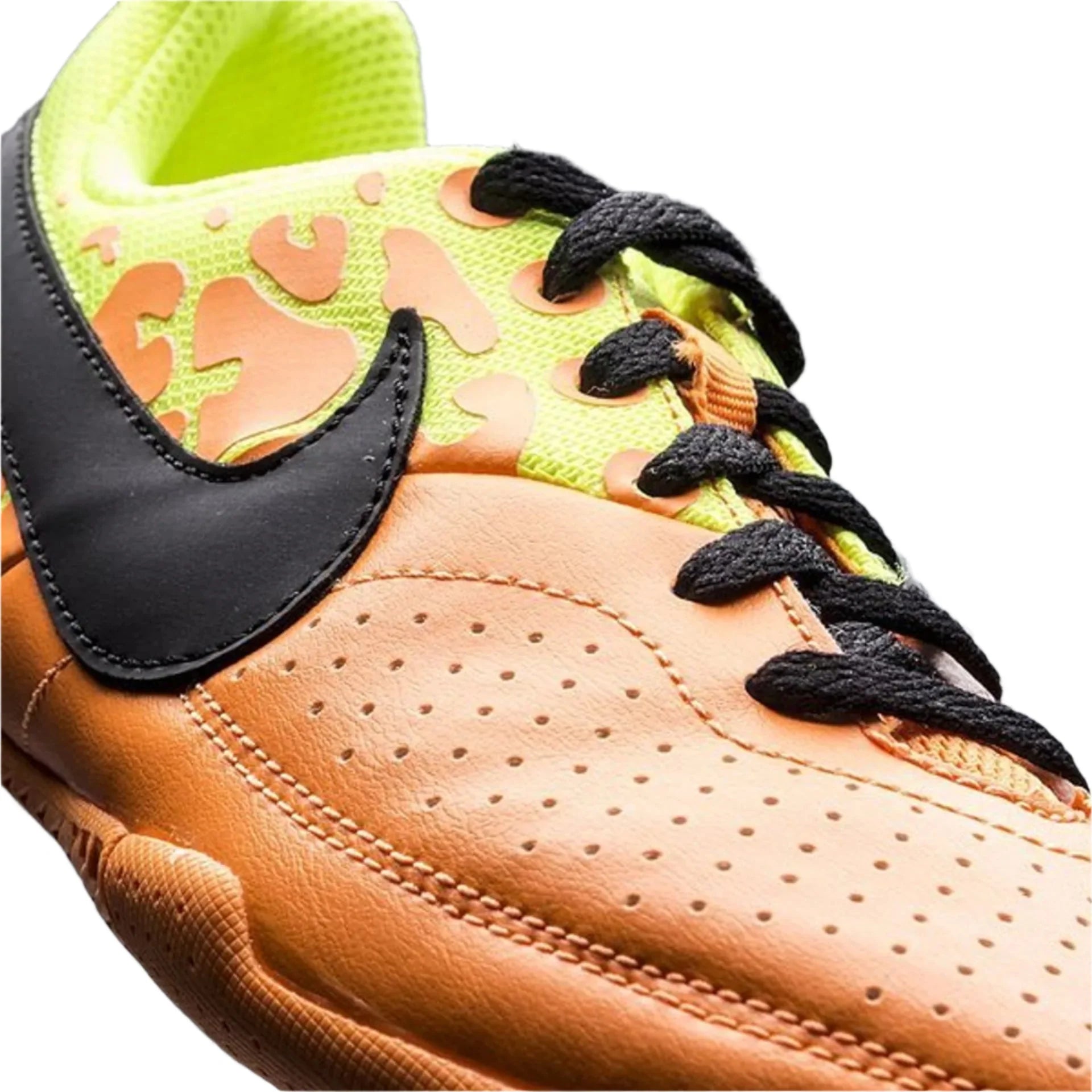Nike JR Elastico II Indoor Soccer Shoes Bright Citrus Black Volt