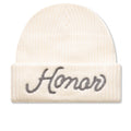 Honor Heavy Knit Beanie Vintage White