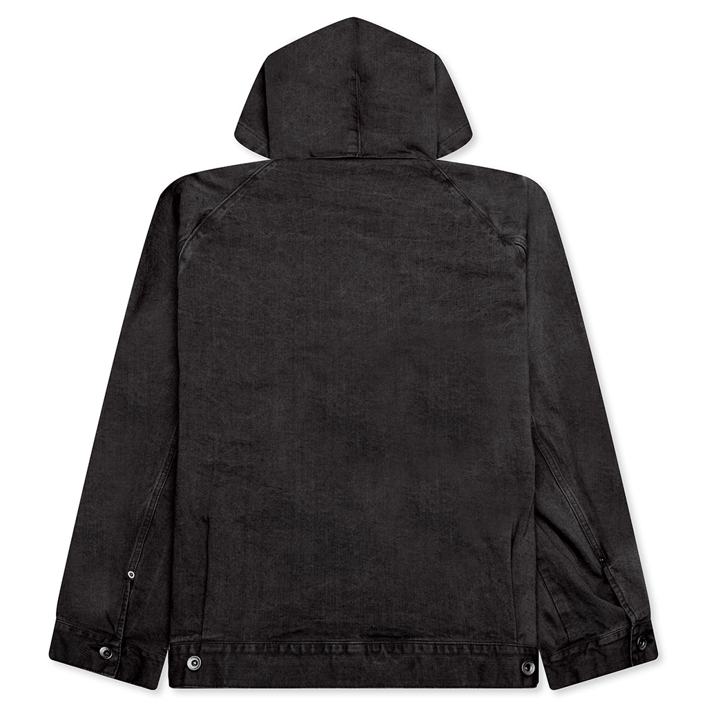 Denim Hoodie Gray