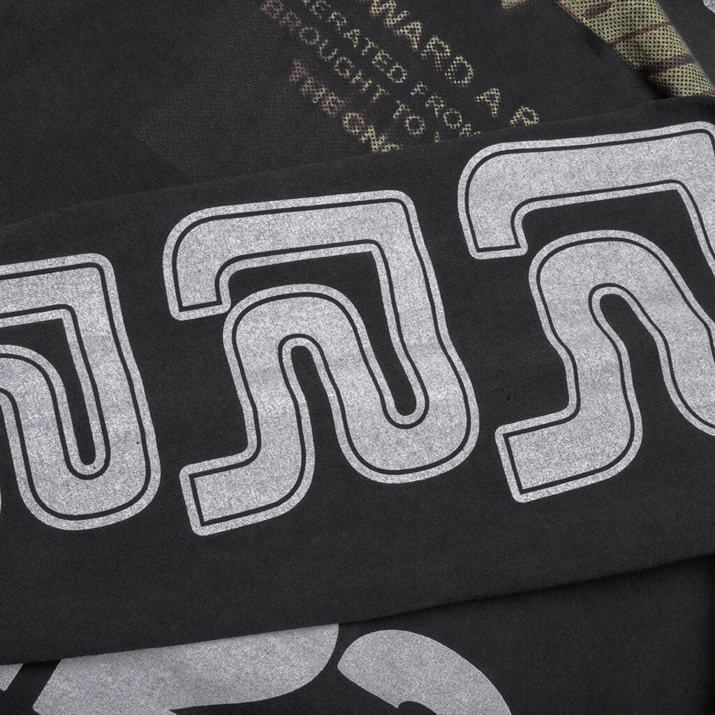 Metamoth Vintage L S Tee Jet Black