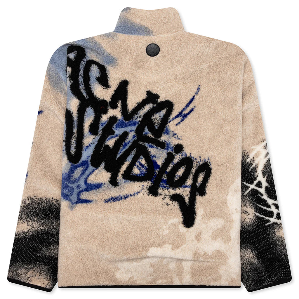 Teddy Jacquard Jacket Beige