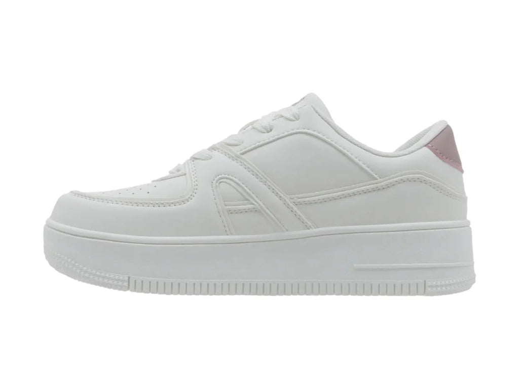 Tenis K SWISS Hilvi Marfil y Rosa para Mujer
