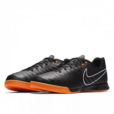 Nike LegendX 7 Academy IC Youth Soccer Shoes Black Orange White