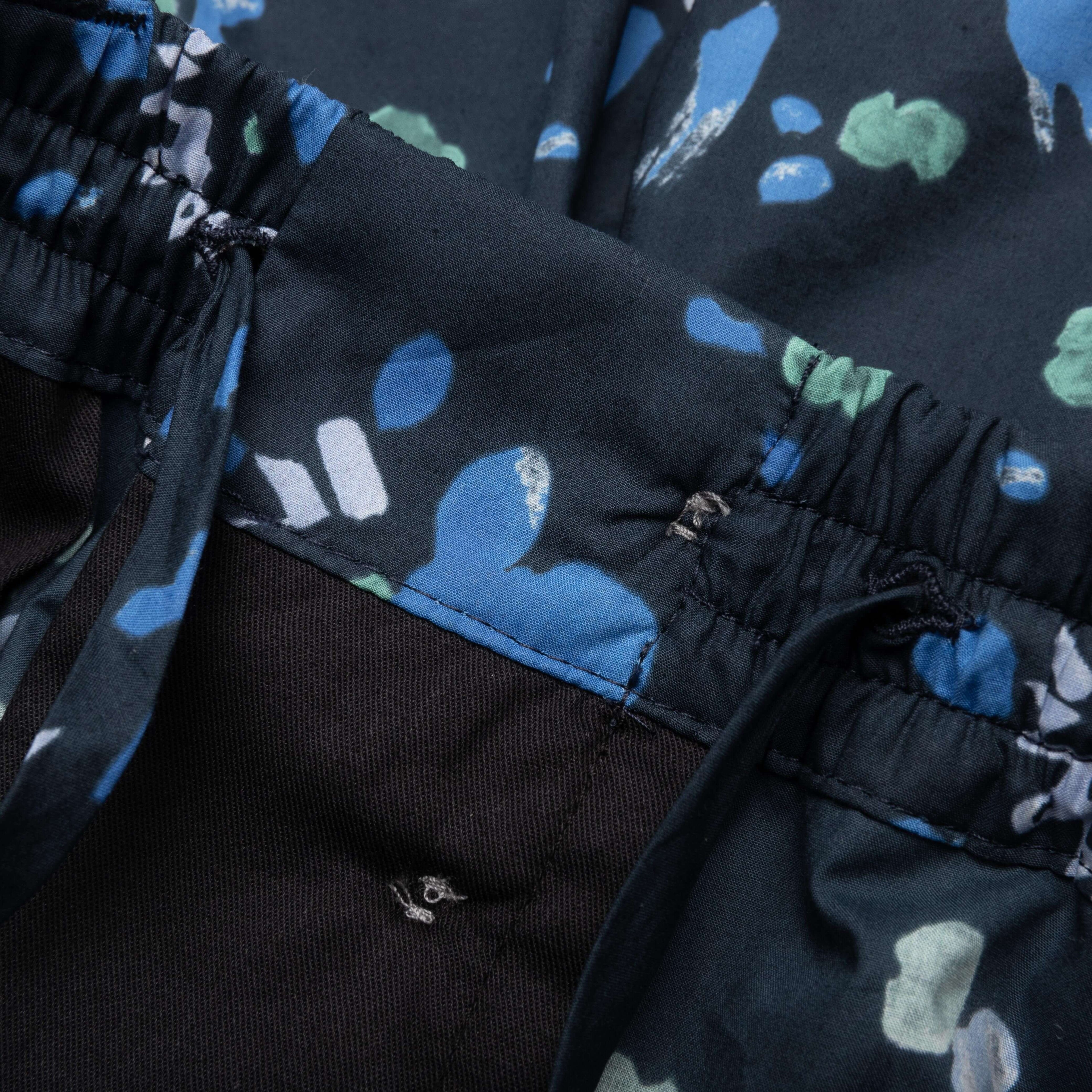 Blue Poplin Shorts Ink