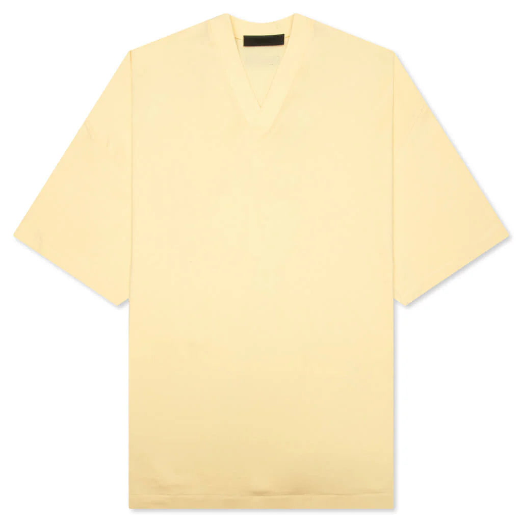V Neck T Shirt Garden Yellow