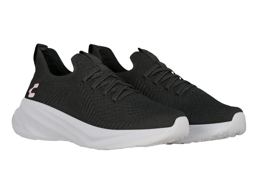 Tenis Charly Relax Negro con Rosa para Mujer