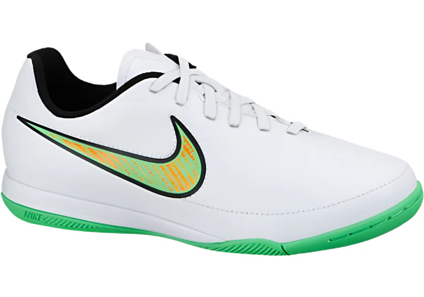 Nike JR Magista Onda IC Indoor Soccer Shoes White Black Total Orange