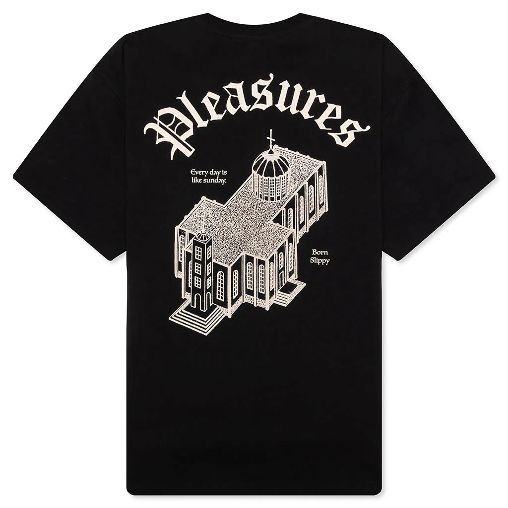 Chapel Heavyweight T Shirt Black