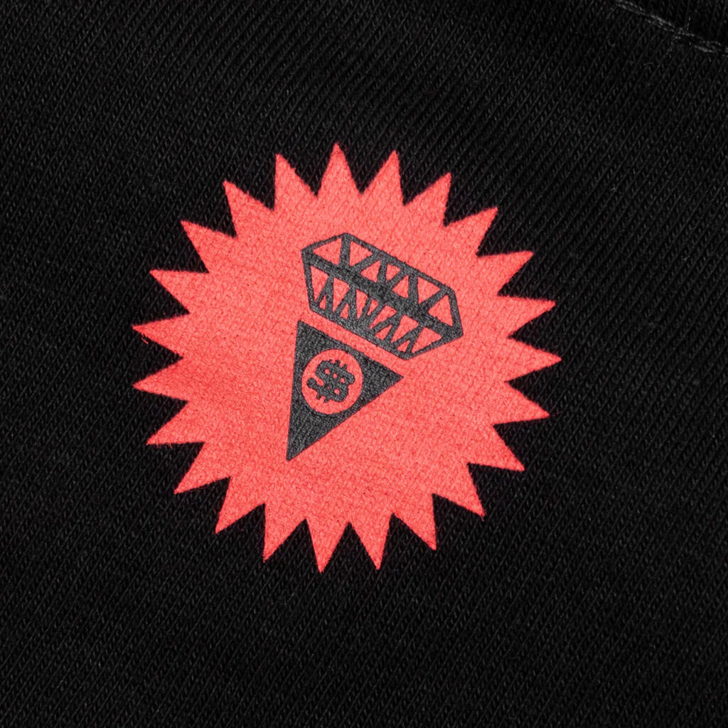 Running Dog S S Tee Black