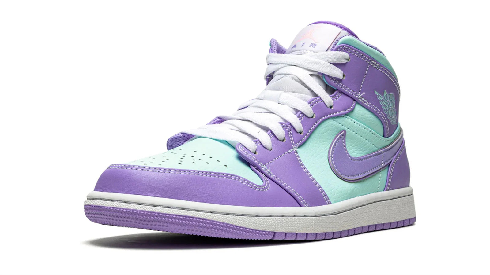 Air Jordan 1 Mid Purple Pulse Glacier Blue