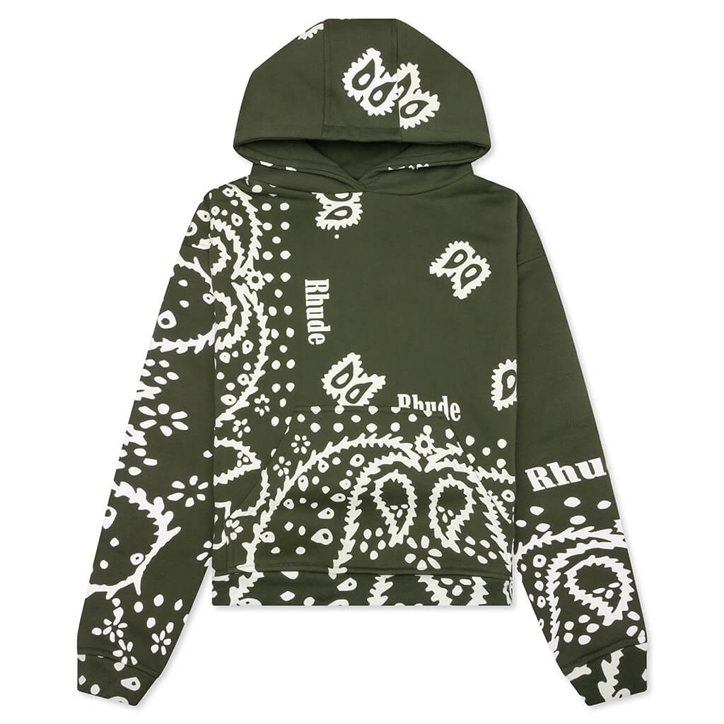 Bandana Hoodie Olive