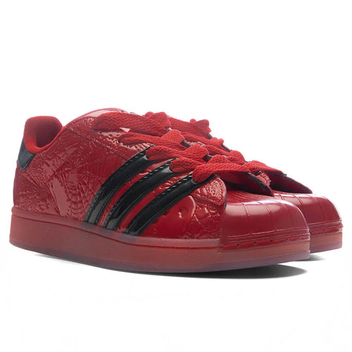 Adidas Originals x Sp5der Superstar Red Core Black Silver Metallic