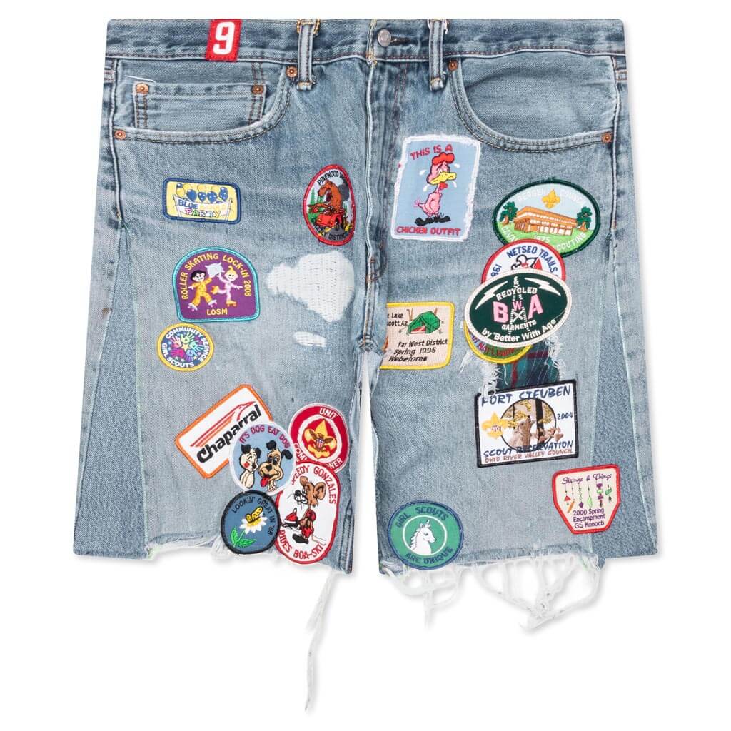 Gentlemans Denim Shorts Multi
