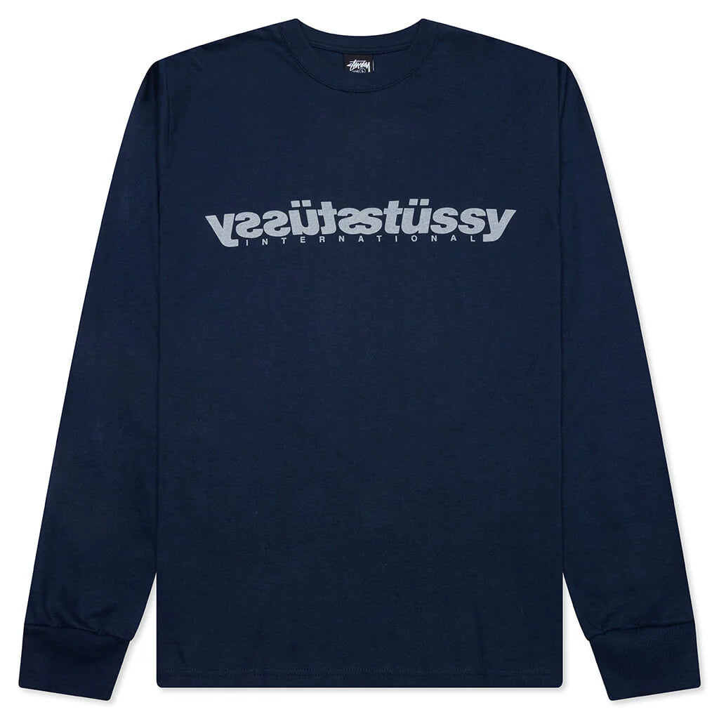 Mirror L S Tee Navy