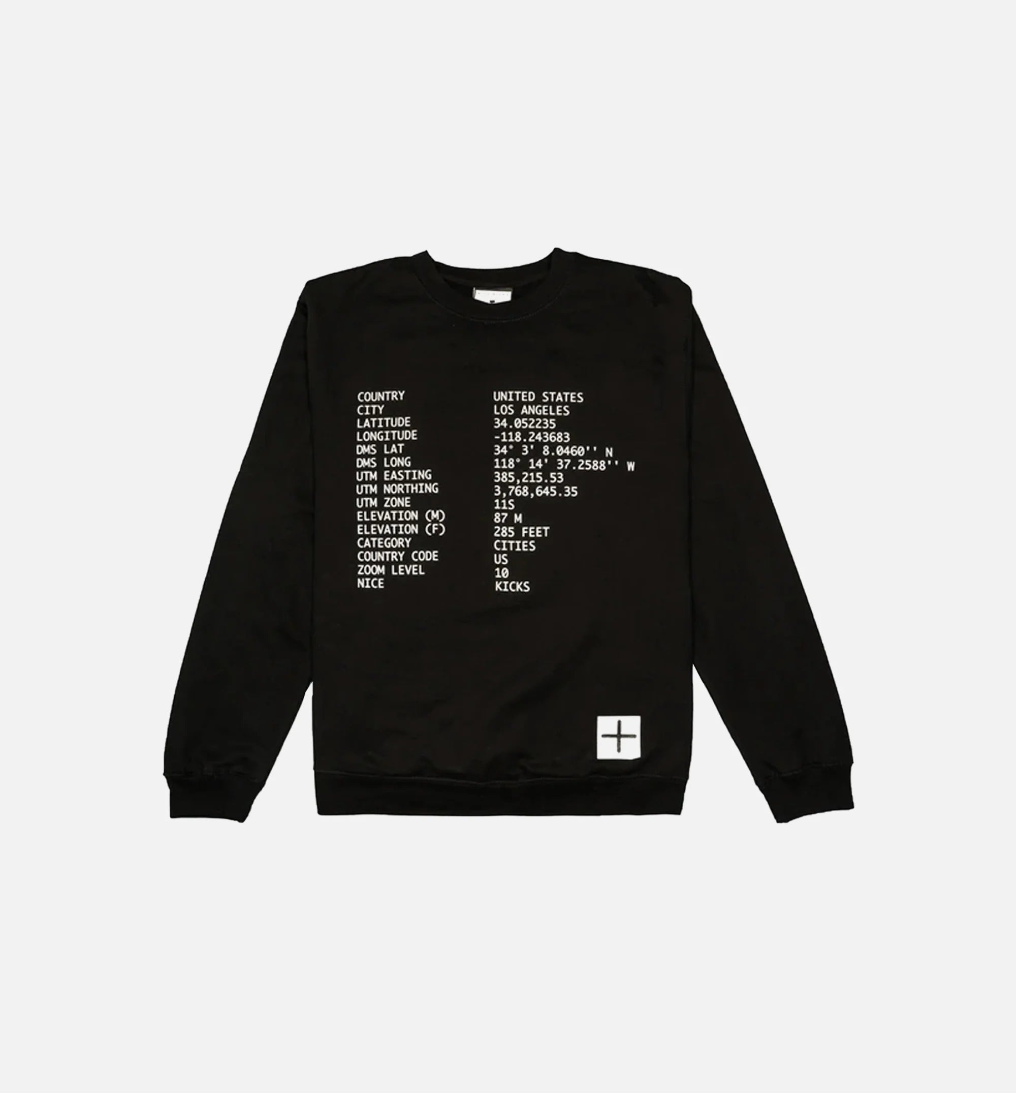 Nice Kicks 2018 Spring Map Collection Mens Crew Black Black