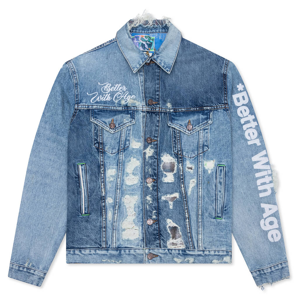 Repair Denim Jacket Indigo