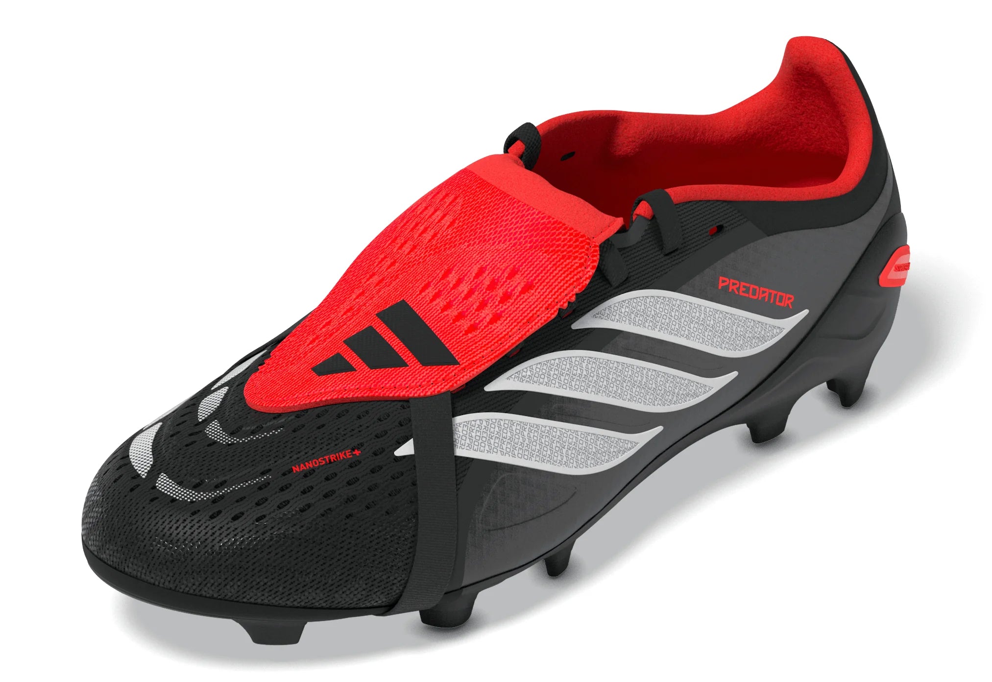 adidas Predator Elite Fold Over Tongue FG Firm Ground Youth Soccer Cleats Black