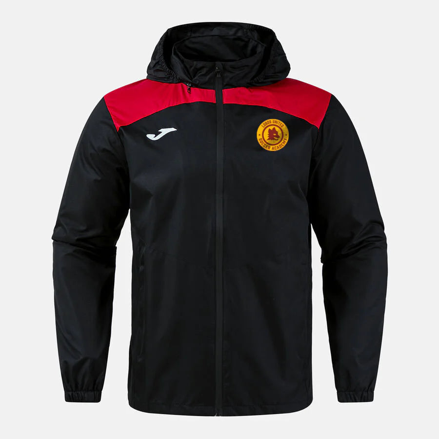 Lobos United Joma Trivor II Rain Jacket Black Red