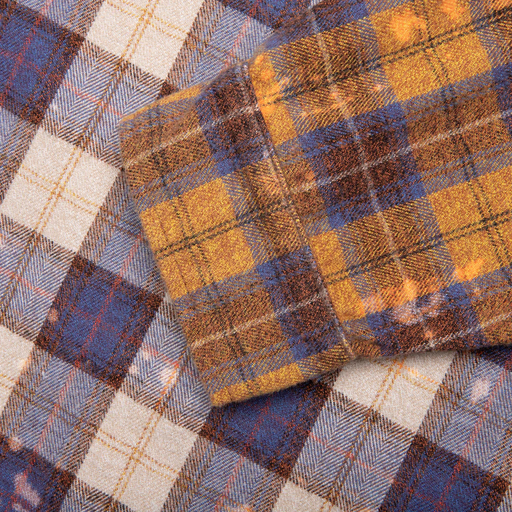 Patchwork Logo Flannel Brown Multi