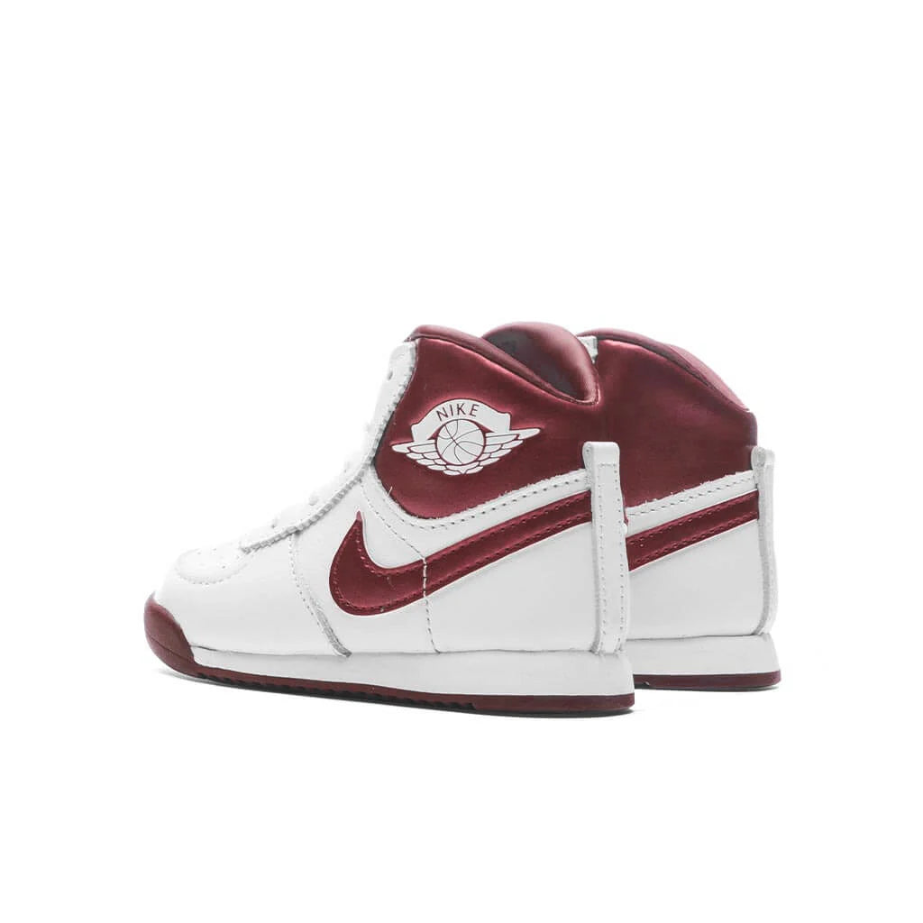 Air Jordan 1 High Retro 85 Metallic Burgundy TD White Team Red White