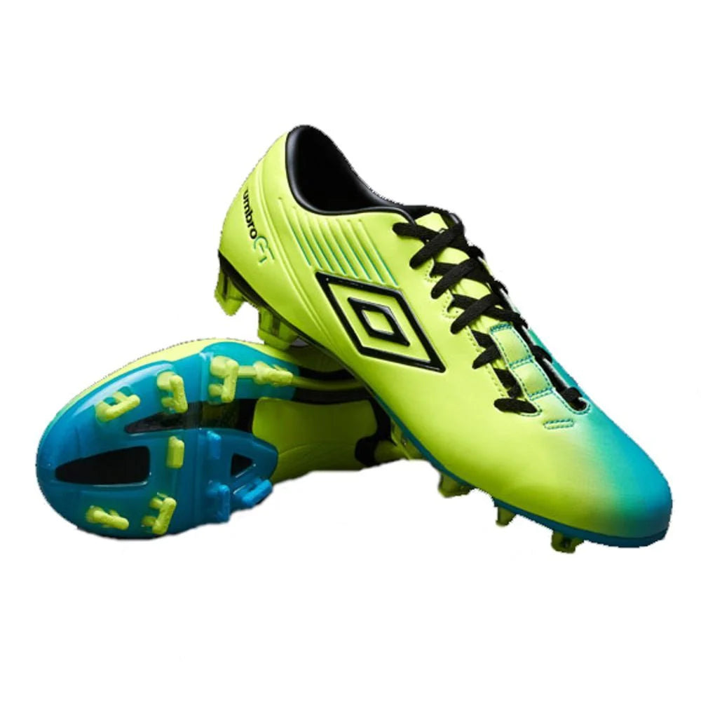 Umbro GT II Pro A FG Firm Ground Soccer Cleats Neon Black