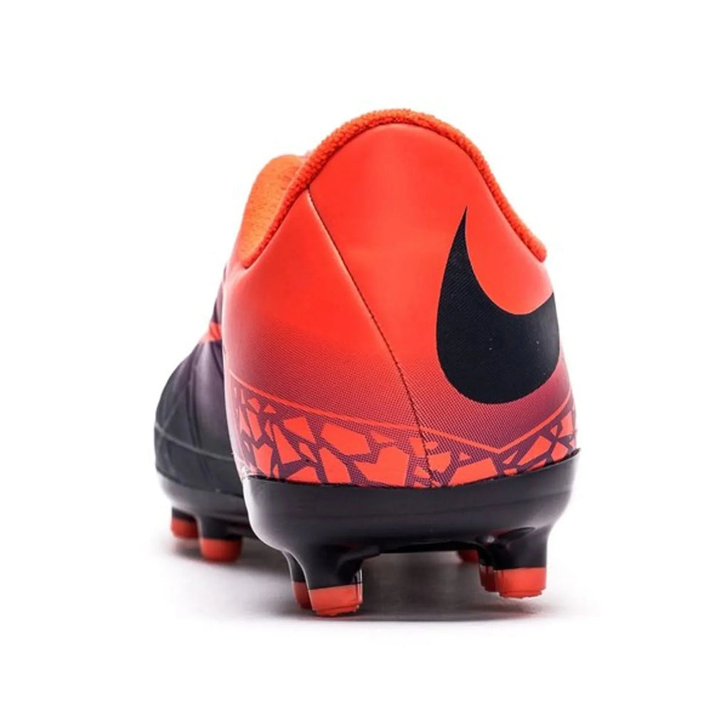 Nike JR Hypervenom Phelon II FG Soccer Cleats Total Crimson Obsidian Vivid Purple
