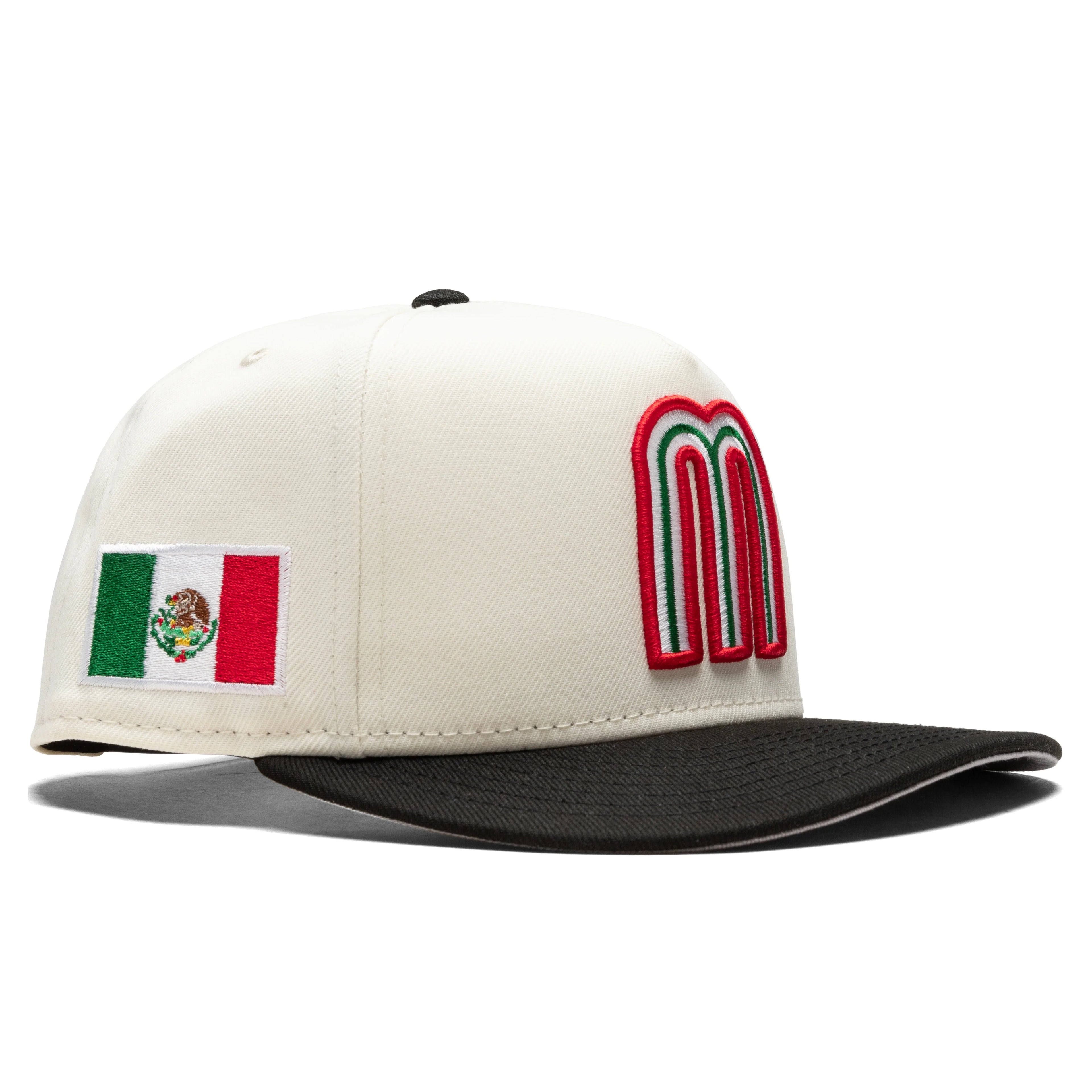 FEATURE x New Era 9FIFTY A Frame Snapback Mexico Pack Chrome Black