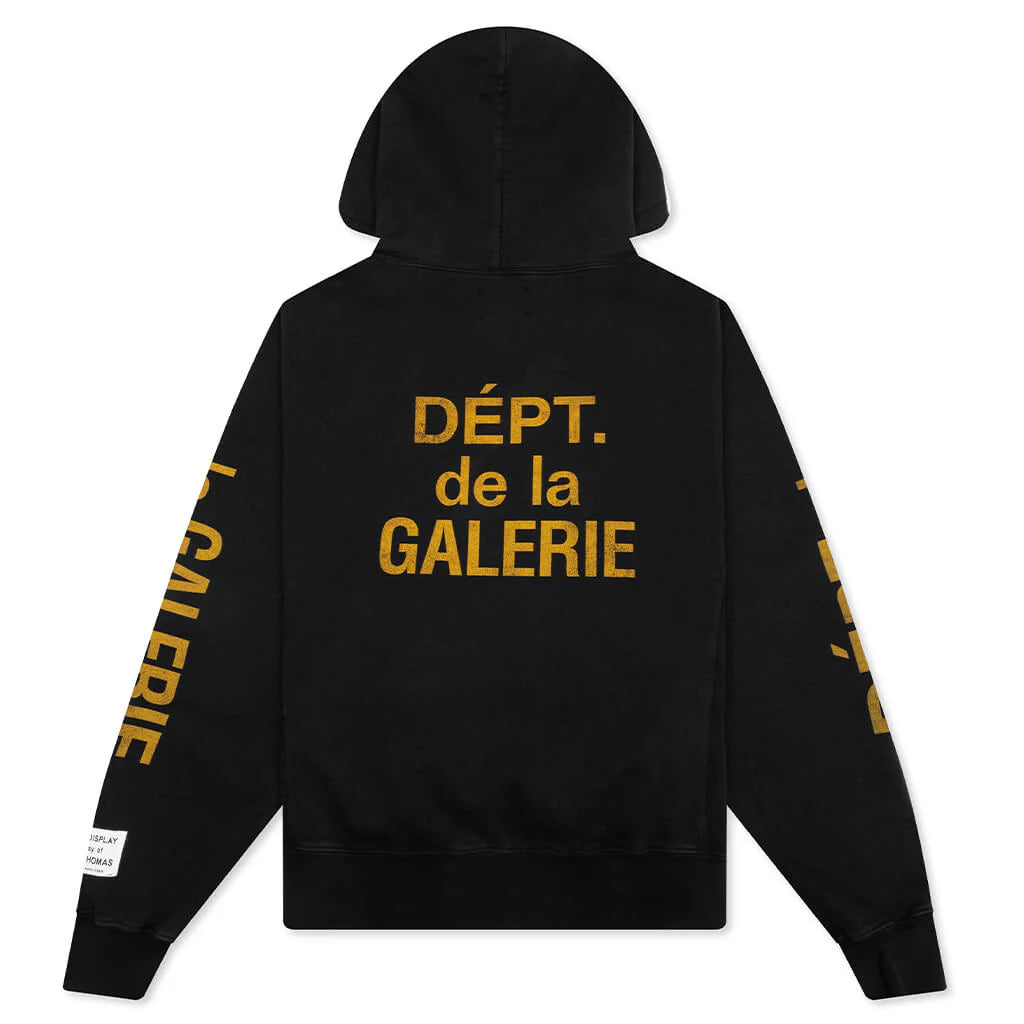 Dept De La Galerie Hoodie Black