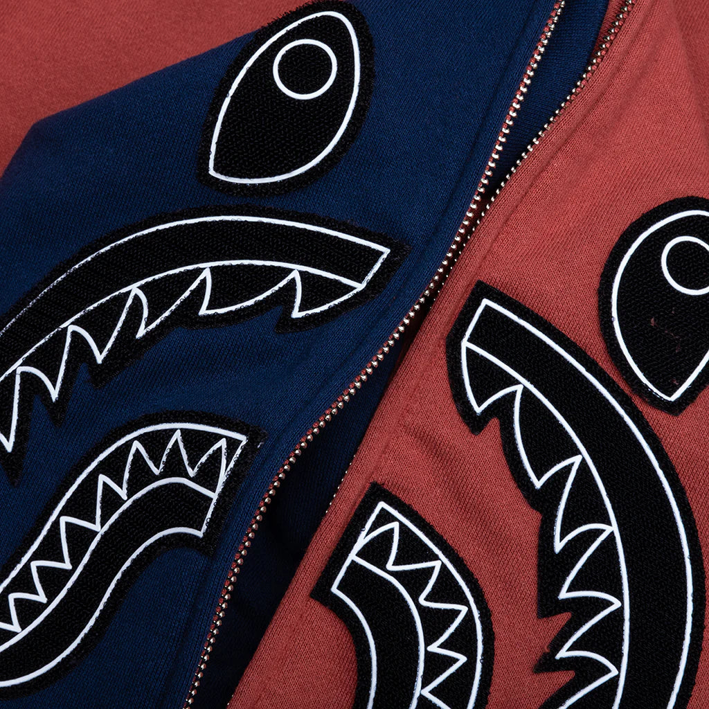Shark Full Zip Hoodie France Burgundy