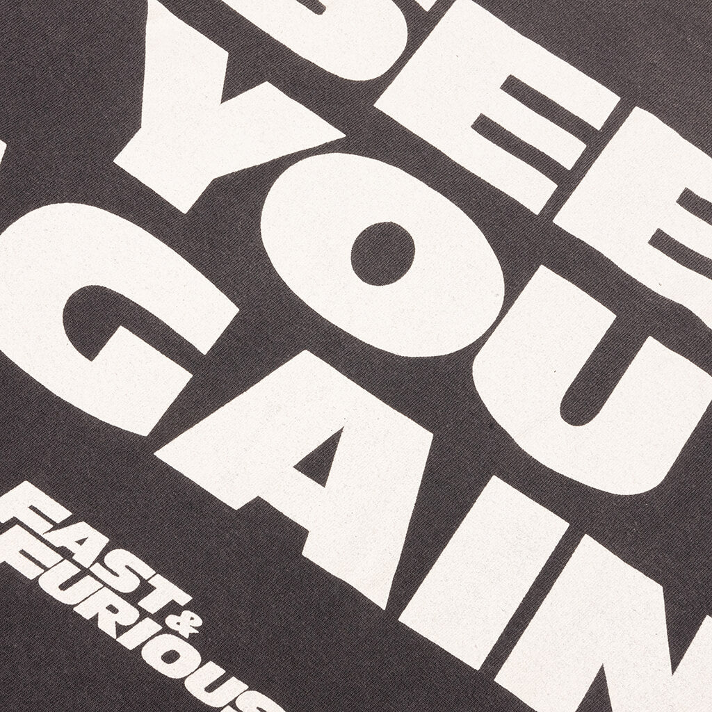 Saint M6 x Fast Furious 7 See You Again S S Tee Black