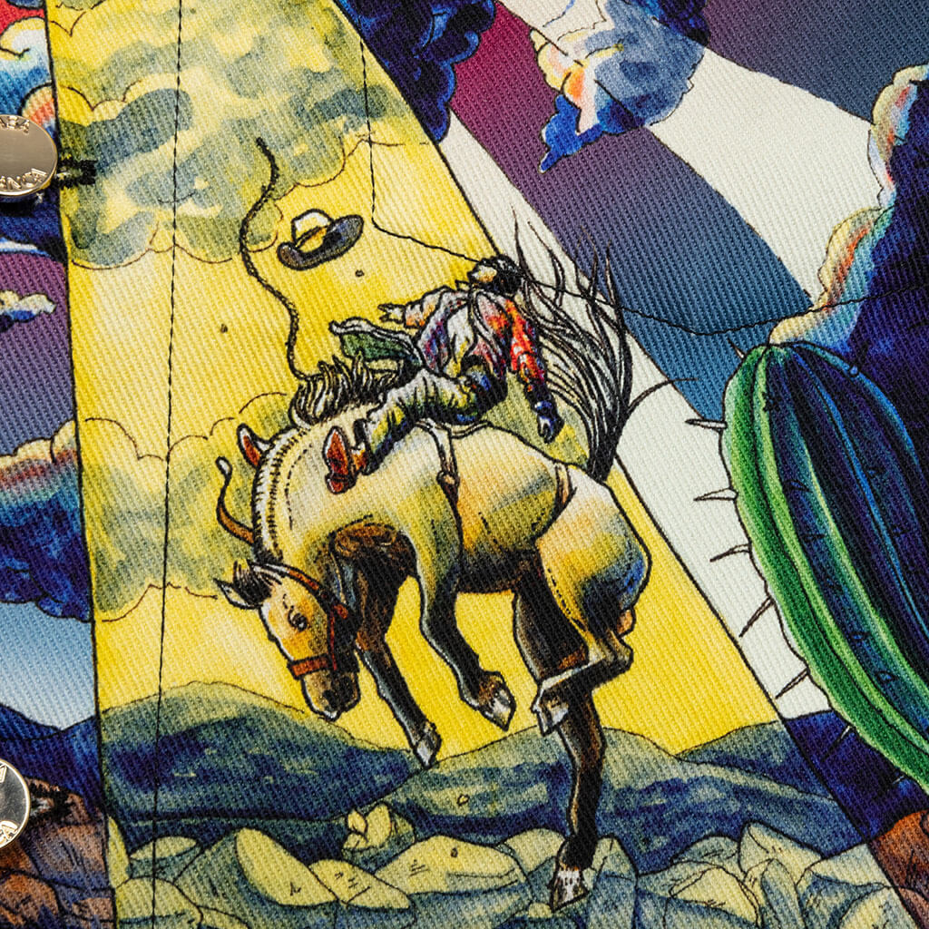 Cowboy De LEspace Classic Denim Jacket Printed Denim