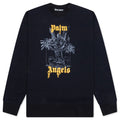 Palms Pencil Crew Black Light Orange