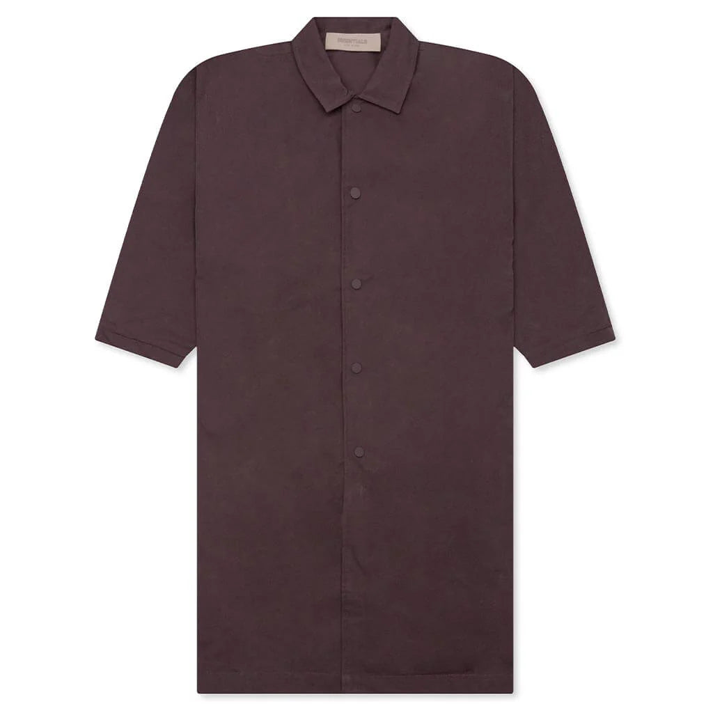 Kids Long Coat Plum