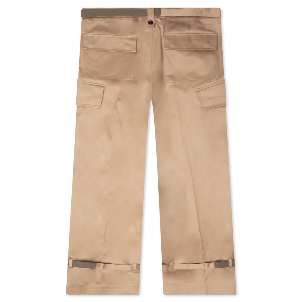 Cotton Chino Pants Beige