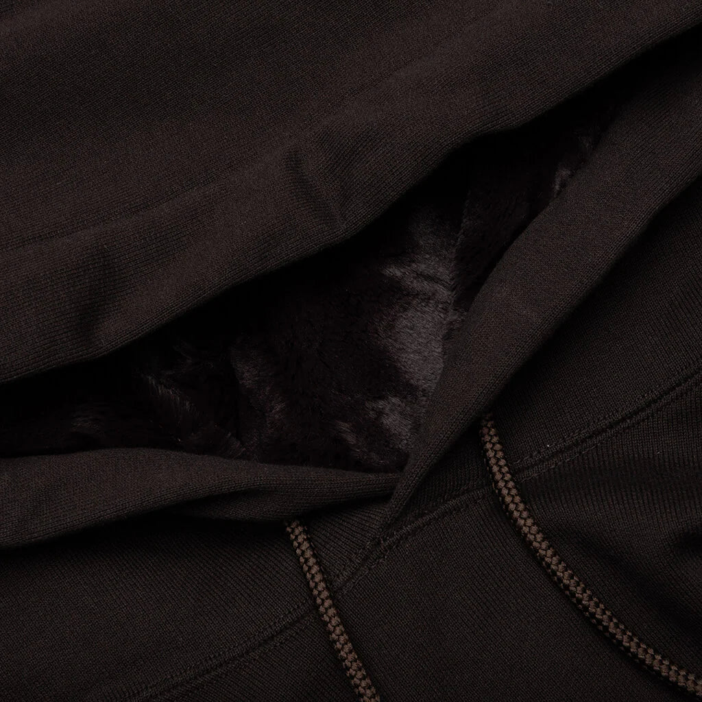 Logo Hoodie Dark Brown