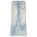Repaired Boot Cut Jean Mist Indigo