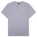 Essential Simple Dome Oversized S S Tee Pale Grey Heather
