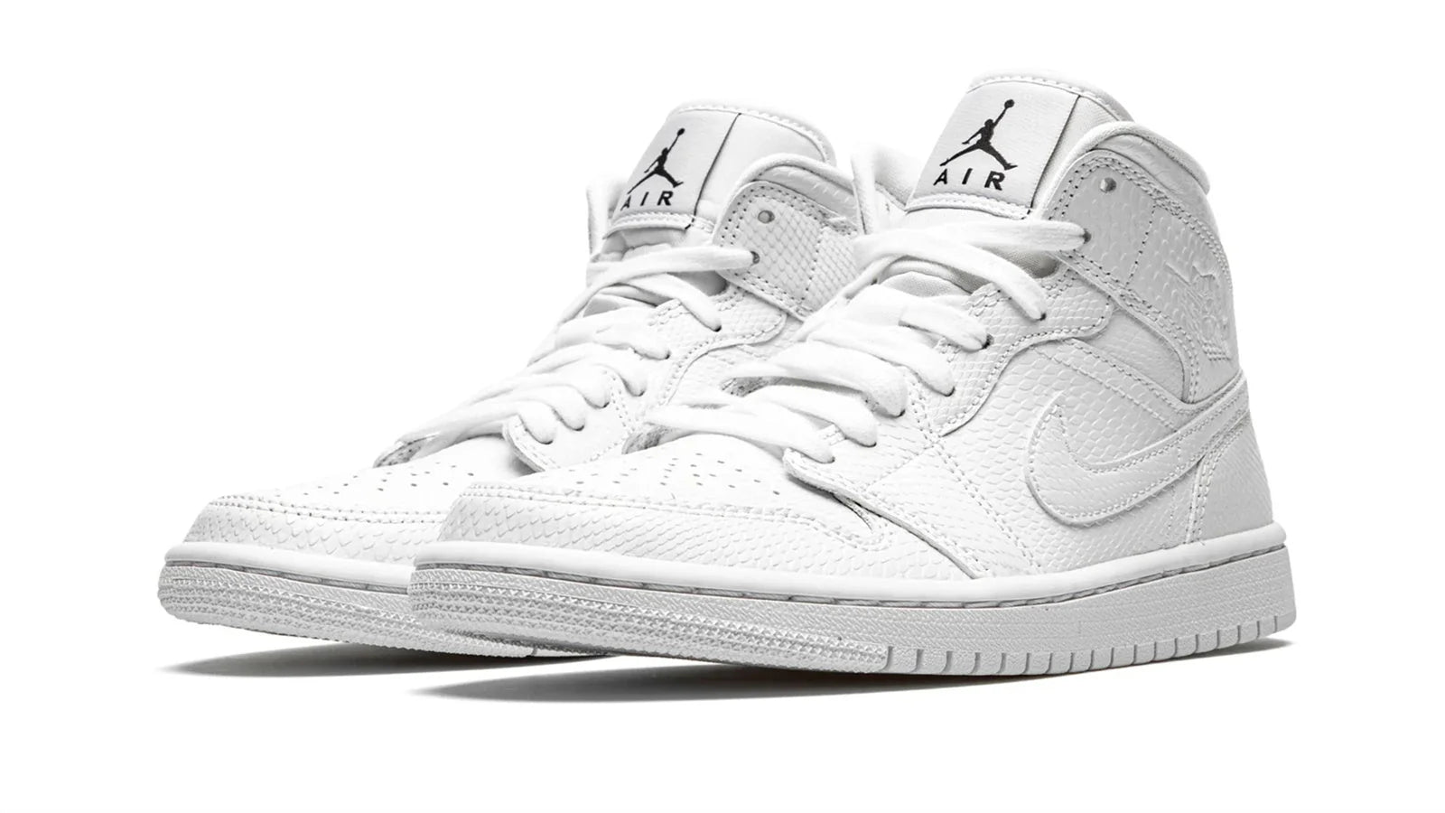 AIR JORDAN 1 MID WMNS White Snakeskin