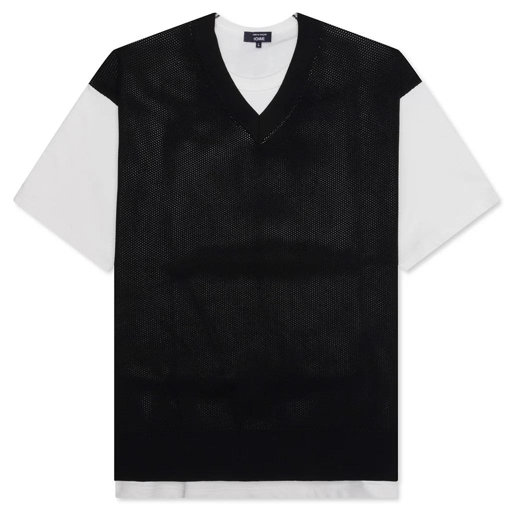 Cotton Jersey x Polyester T Shirt White