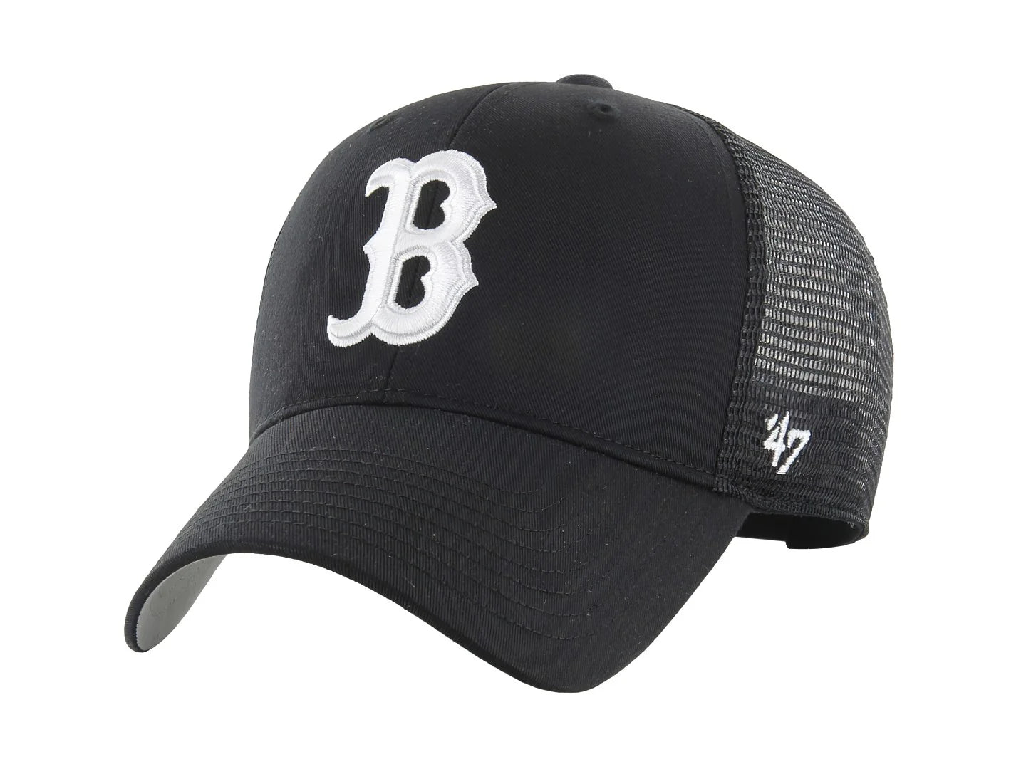 Gorra 47 Brand MVP Branson Mesh Boston Red Sox Negro Blanco