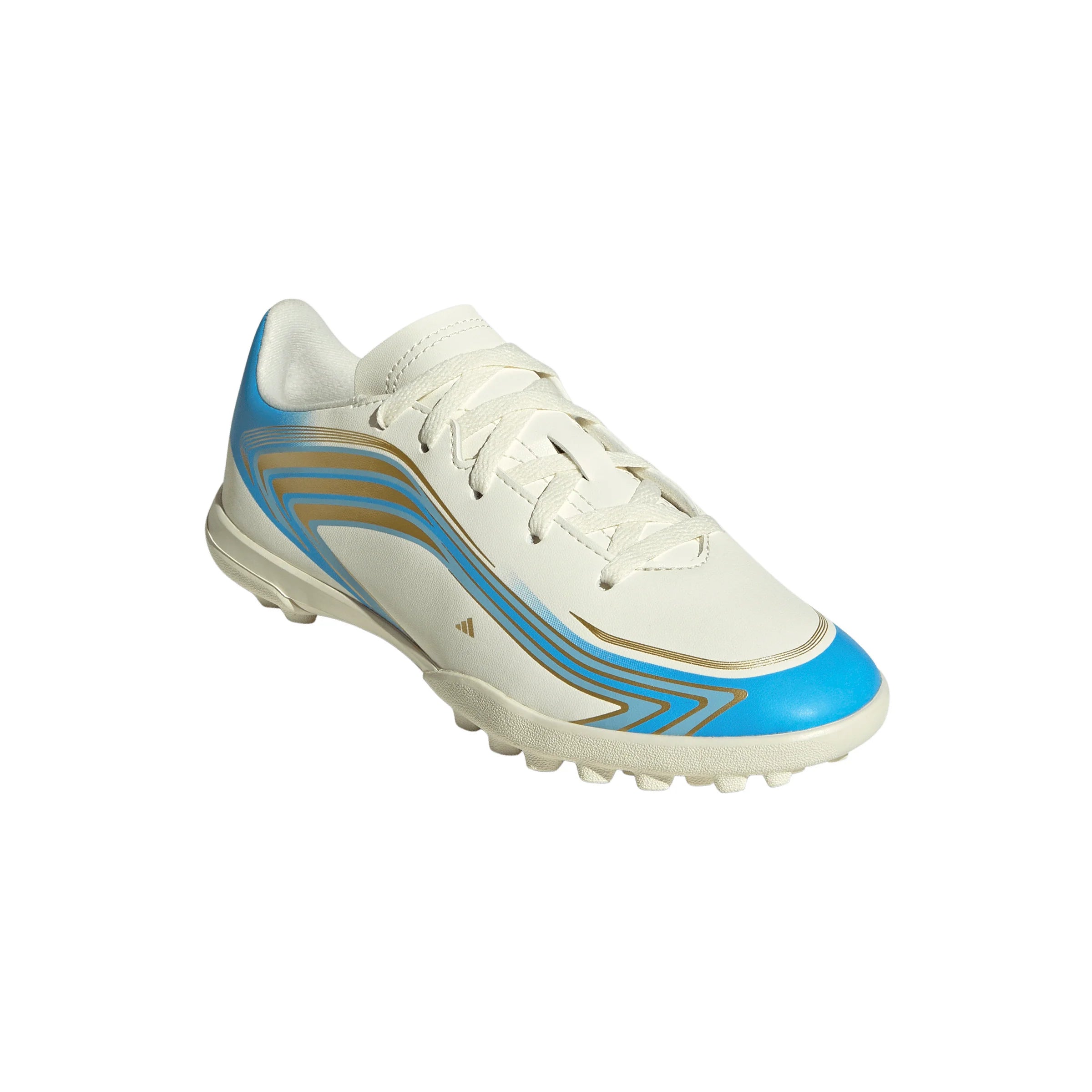 adidas F50 Messi Club Turf Youth Soccer Cleats Ivory