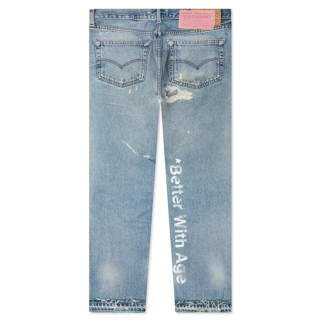 Denim Repair Pants Indigo