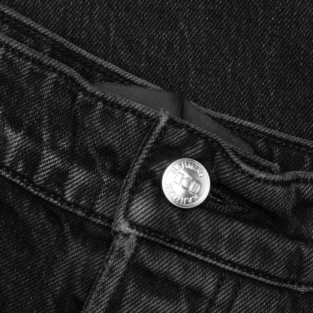 Denim Logo Cargos Charcoal Wash