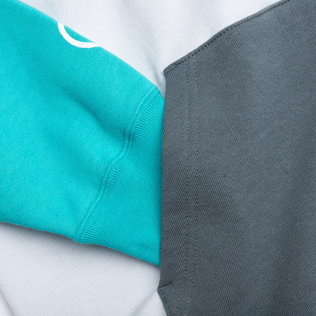 Color Block Shark Relaxed Fit Full Zip Multi
