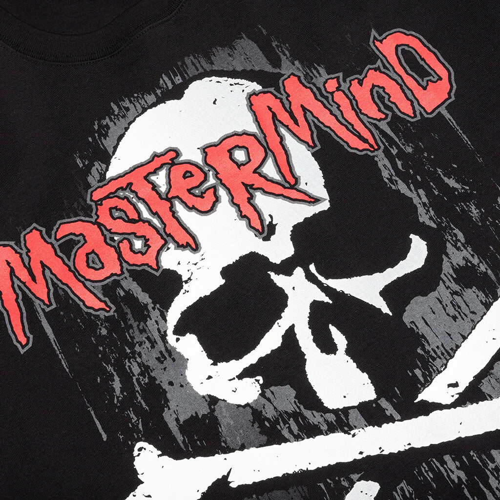 Black Printed T Shirt Black