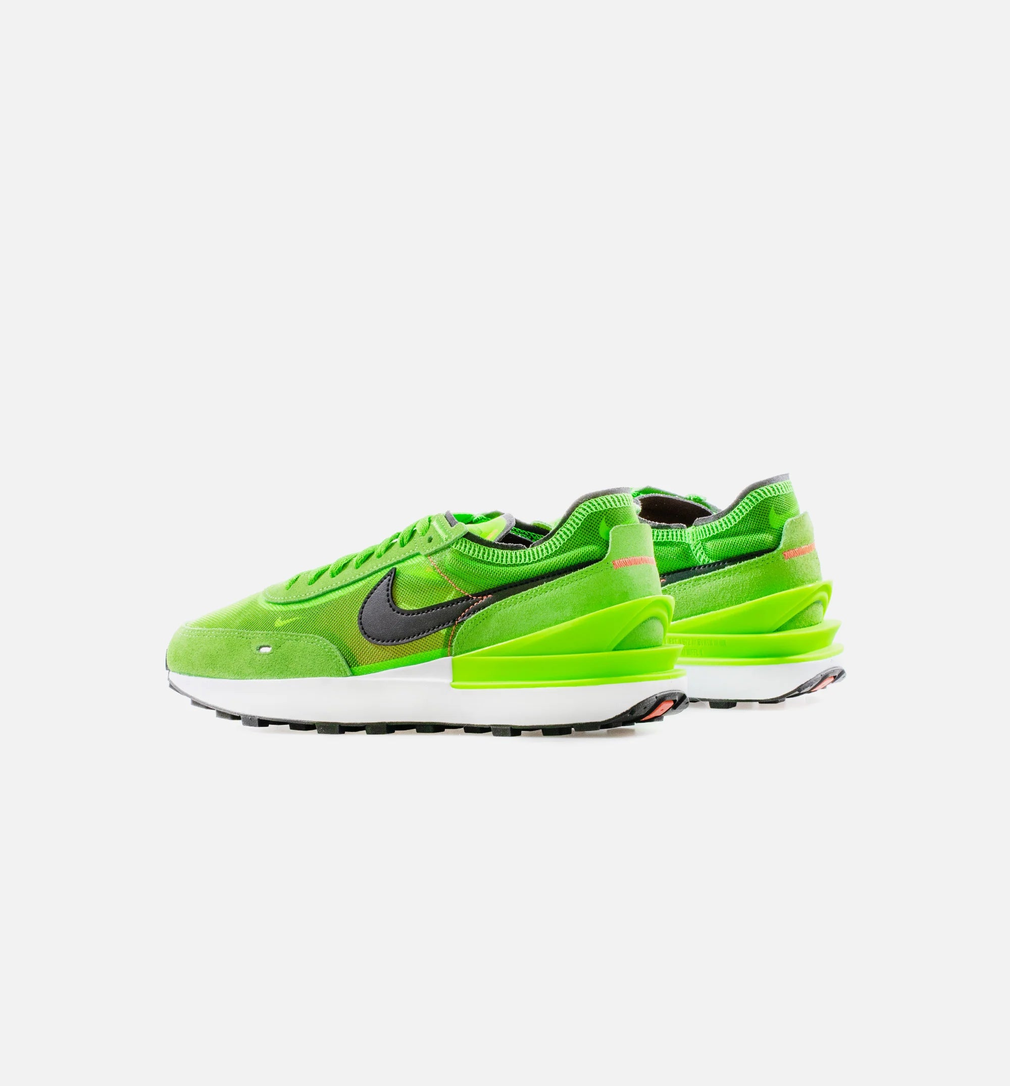 Waffle One Electric Green Mens Lifestyle Shoe Green Black